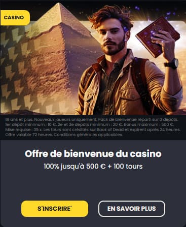 Casino Luck bonus bienvenue